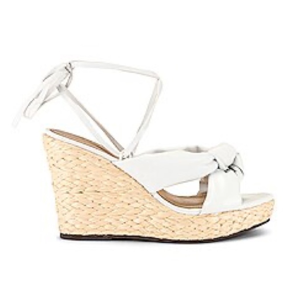 Schutz white wedges